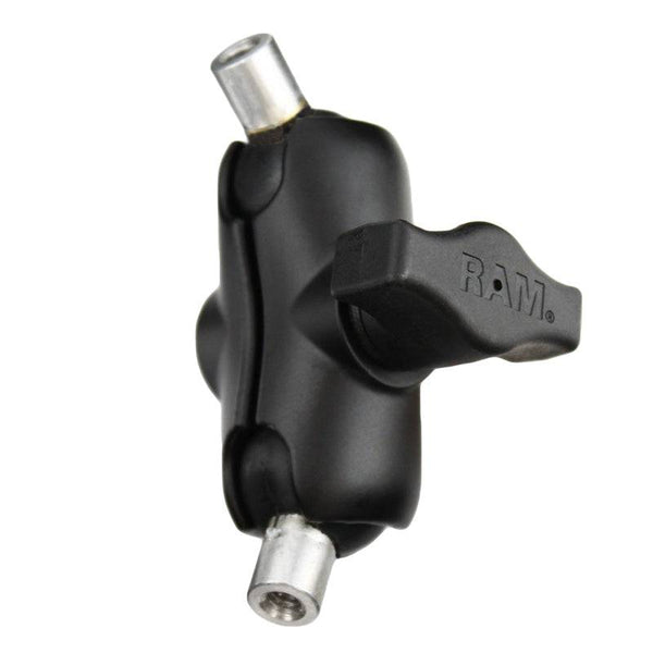 RAM® Double Ball Mount with Two 1/4"20 Female Threaded Adapters RAM