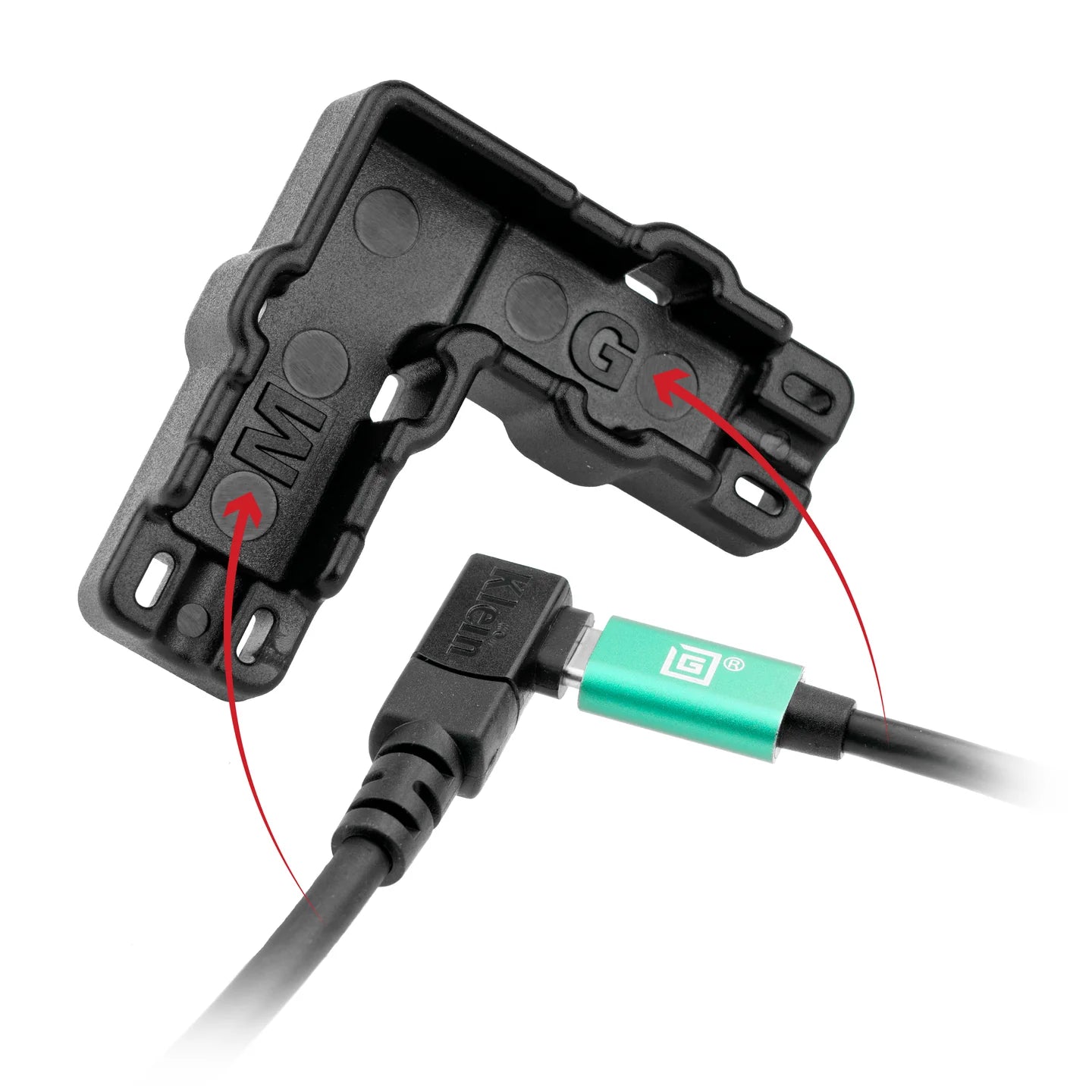 GDS® Cable Clamp for USB Type-C Klein PTT Mic Adapter - RAM-GDS-CAB-CLAMP-KL1U