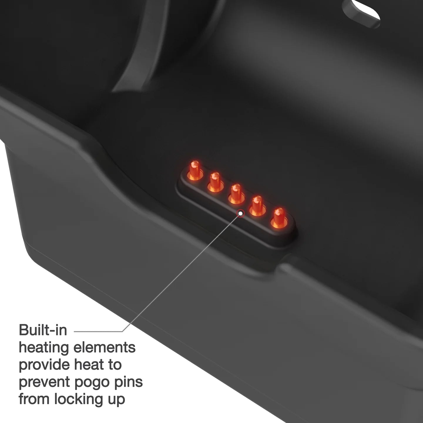 RAM® Locking Powered Dock + USB-A for Honeywell CT40/45/47 - Heated Pins - RAM-HOL-HON12PDHLU