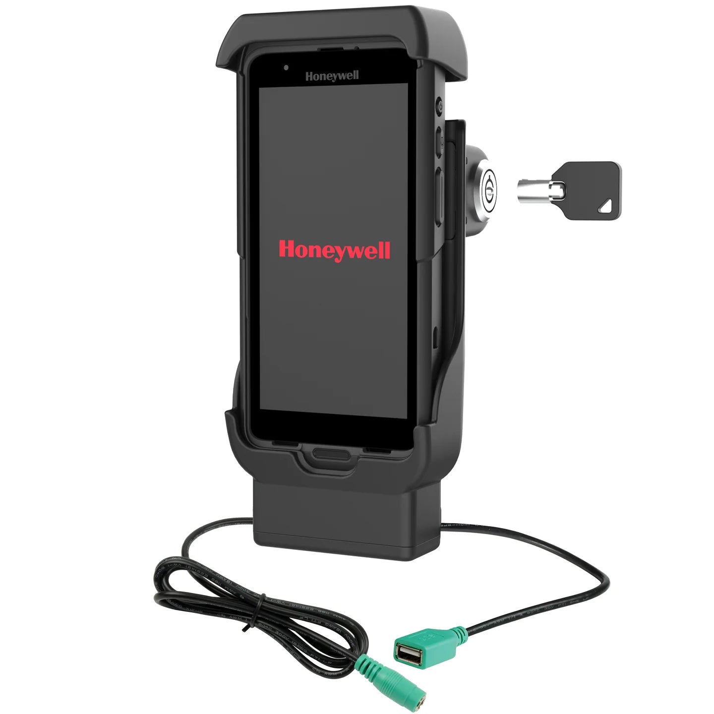RAM® Locking Powered Dock + USB-A for Honeywell CT40/45/47 - RAM-HOL-HON12PDLU