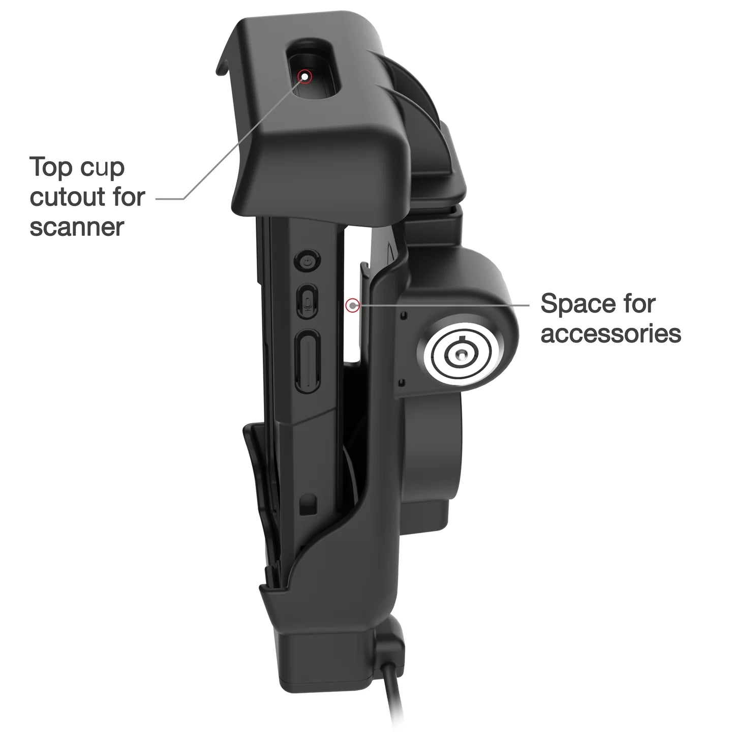 RAM® Locking Powered Dock + USB-A for Honeywell CT40/45/47 - RAM-HOL-HON12PDLU