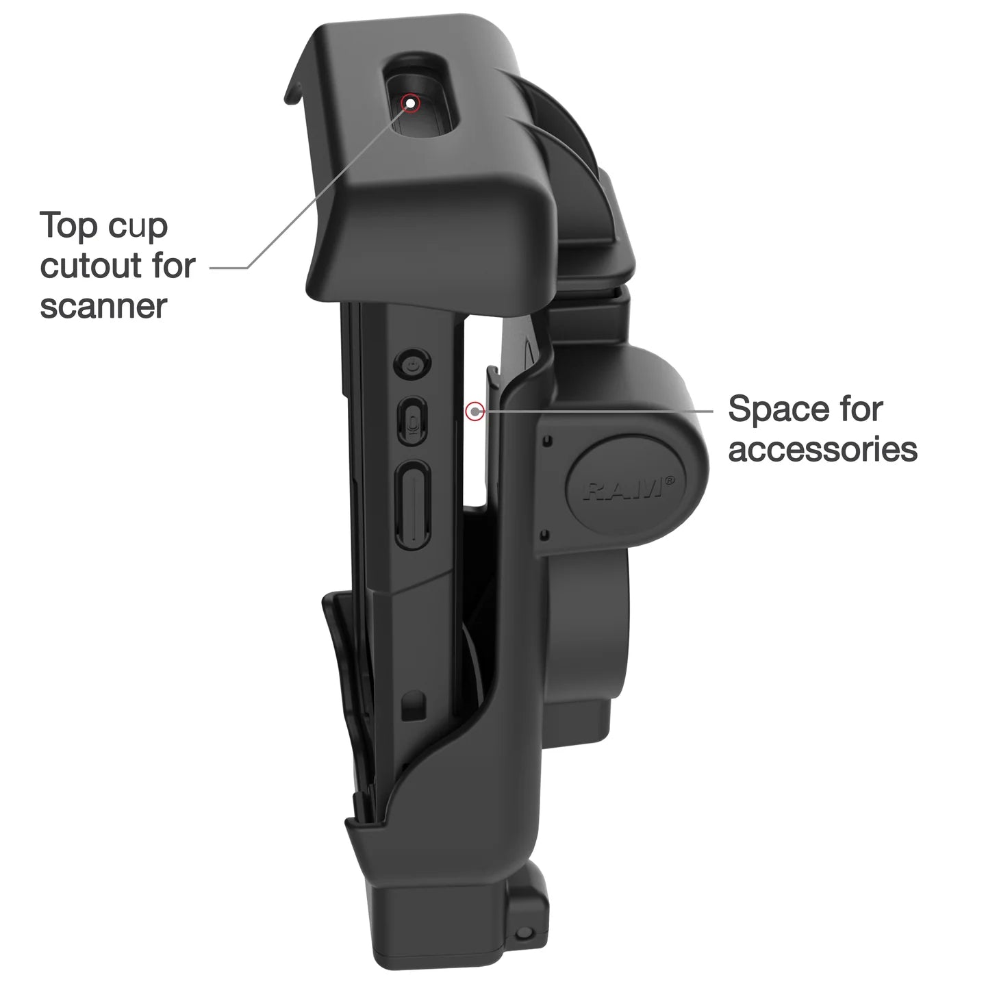 RAM® Powered Dock for Honeywell CT40/45/47 - RAM-HOL-HON12PU