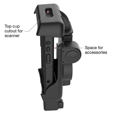 RAM® Spring Loaded Holder for Honeywell CT40/45/47 - RAM-HOL-HON12U