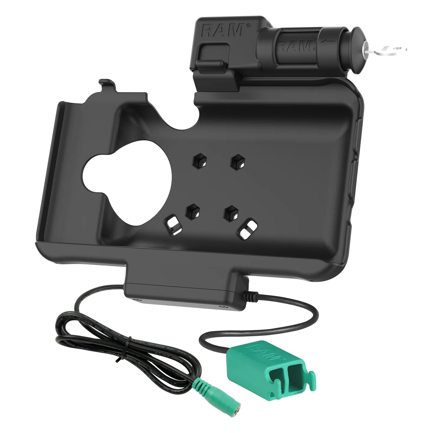 RAM® Key Locking Power + Dual USB Dock for Samsung Tab Active5 & 3 - RAM-HOL-SAM58PD2KLU