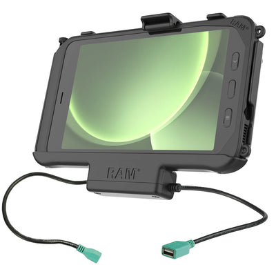 RAM® EZ-Roll'r™ Power + Data Dock Samsung Tab Active5 & 3 - RAM-HOL-SAM60PDU