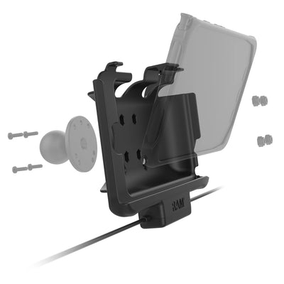 RAM® EZ-Roll'r™ Power + Data Dock Samsung Tab Active5 & 3 - RAM-HOL-SAM60PDU