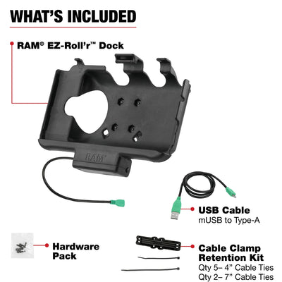 RAM® EZ-Roll'r™ Powered Cradle for Samsung Tab Active5 & 3 - RAM-HOL-SAM60PU