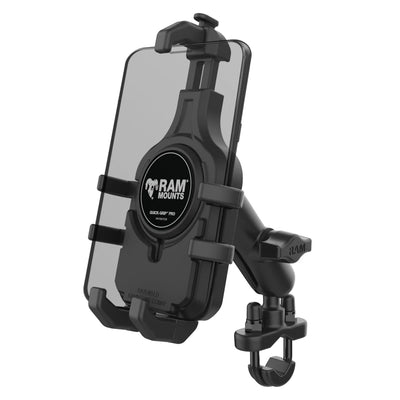 RAM® Quick-Grip™ Pro Phone Mount with Handlebar U-Bolt Base - Medium -  RAM-B-149Z-PD5U