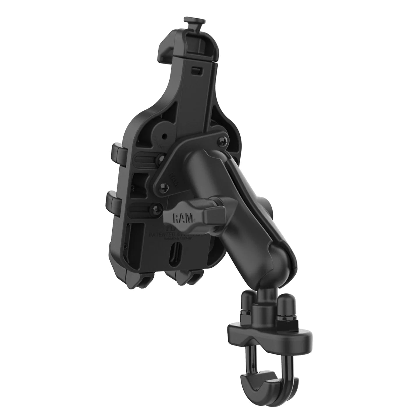 RAM® Quick-Grip™ Pro Phone Mount with Handlebar U-Bolt Base - Medium -  RAM-B-149Z-PD5U