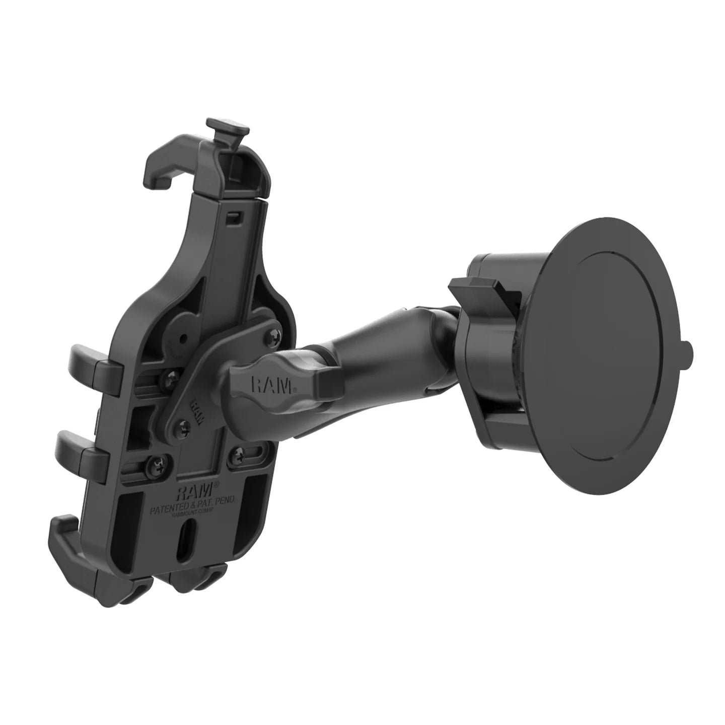 RAM® Quick-Grip™ Pro Phone Mount with Twist-Lock™ Suction Cup - Medium - RAM-B-166-PD5U