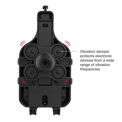 RAM® Quick-Grip™ Pro Phone Holder with Ball & Vibration Damper - RAM-HOL-PD5BVU