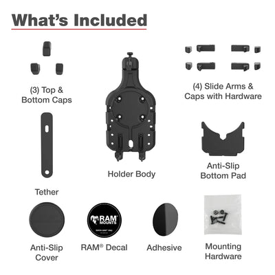 RAM® Quick-Grip™ Pro Phone Holder with Ball & Vibration Damper - RAM-HOL-PD5BVU