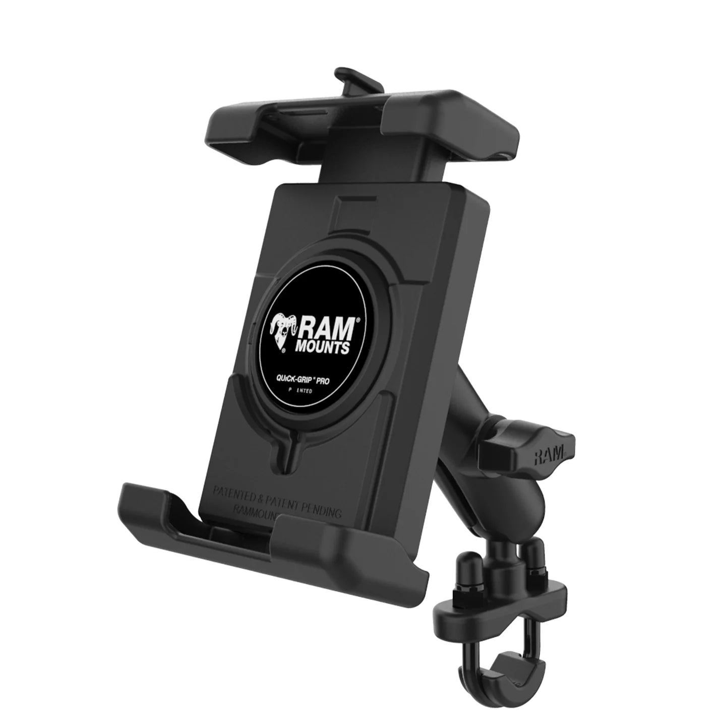 RAM® Quick-Grip™ Pro XL Phone Mount with Handlebar U-Bolt Base - Medium - RAM-B-149Z-PD7U
