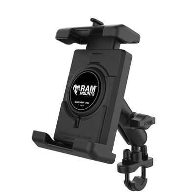 RAM® Quick-Grip™ Pro XL Phone Mount with Handlebar U-Bolt Base - Medium - RAM-B-149Z-PD7U