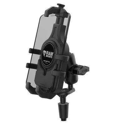 RAM® Quick-Grip™ Pro Phone Mount with Fork Stem Base - Short - RAM-B-176-A-PD5U