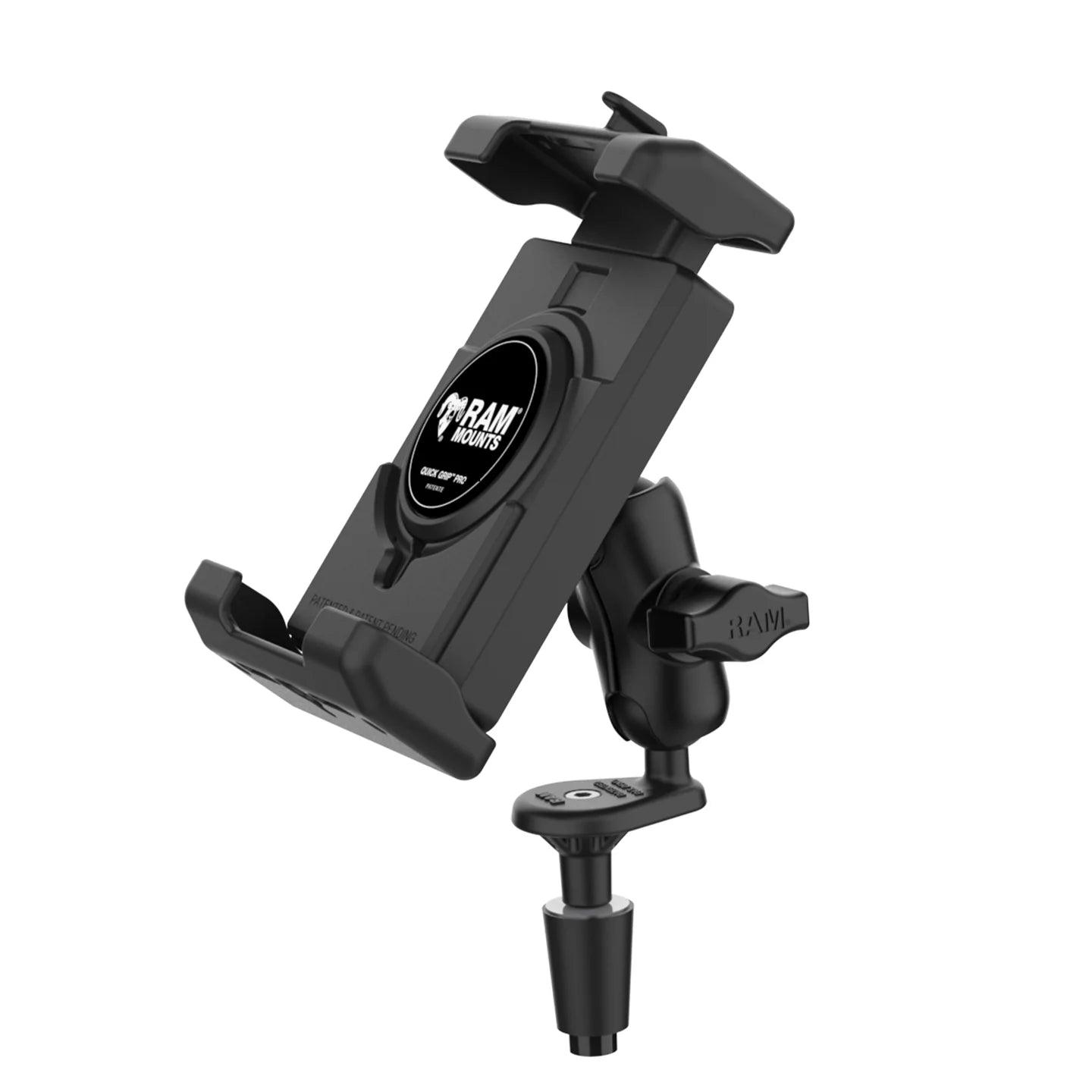 RAM® Quick-Grip™ Pro XL Phone Mount with Fork Stem Base - Short - RAM-B-176-A-PD7U