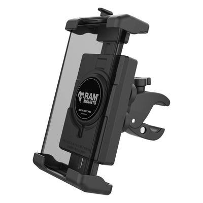 RAM® Quick-Grip™ Pro XL Vibration Damping Phone Mount with Tough-Claw™ - RAM-HOL-PD7V-400-1U