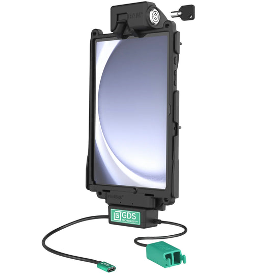 Locking GDS® Tough-Dock™ w/Dual USB-A for Samsung Tab A9+ - RAM-GDS-DOCKL-SAM88CD2U