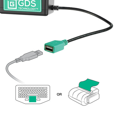 GDS® Tough-Dock™ + Single USB-A for Samsung Tab A9+ - RAM-GDS-DOCK-SAM88CDU