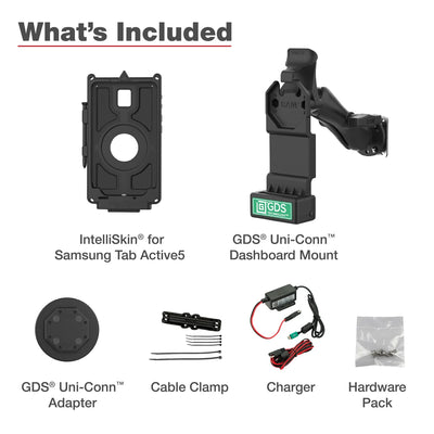 GDS® Uni-Conn™ Vehicle Bundle for Samsung Tab Active5 - RAM-GDS-U1-SAM90-KIT1