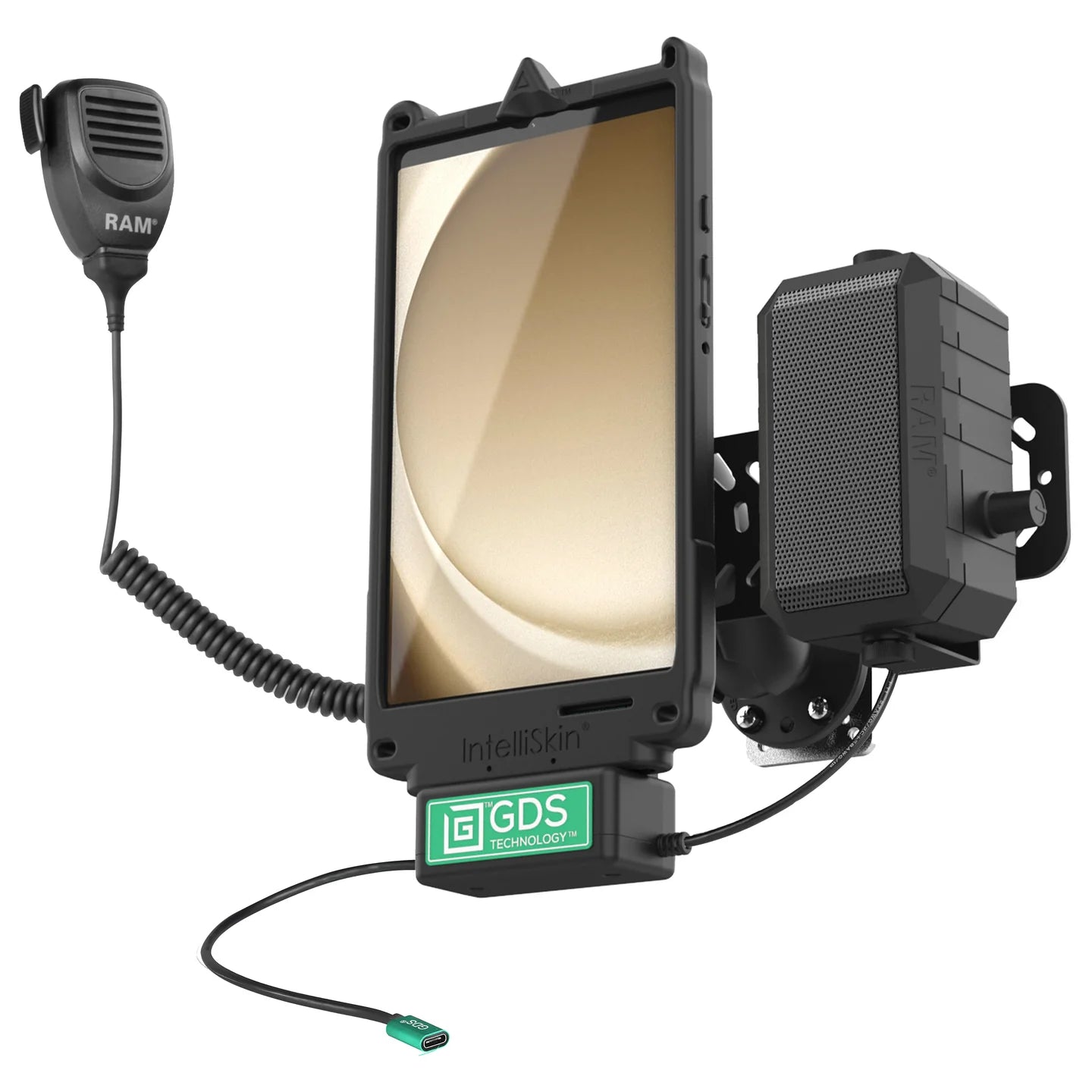 GDS® Uni-Conn™ PTT Vehicle Bundle for Samsung Tab A9 - RAM-GDS-U1-SAM95-KIT3