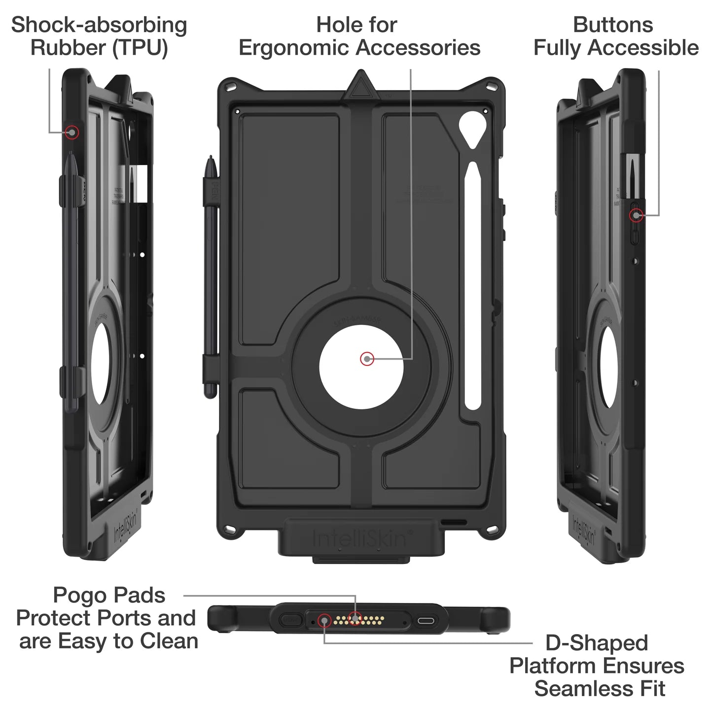IntelliSkin® Next Gen for Samsung Tab S9 FE - RAM-GDS-SKIN-SAM86-NG