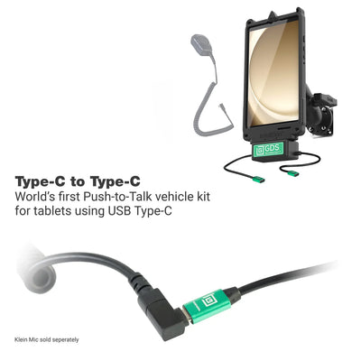 GDS® Uni-Conn™ Klein VALOR PTT Vehicle Bundle for Samsung Tab A9 -