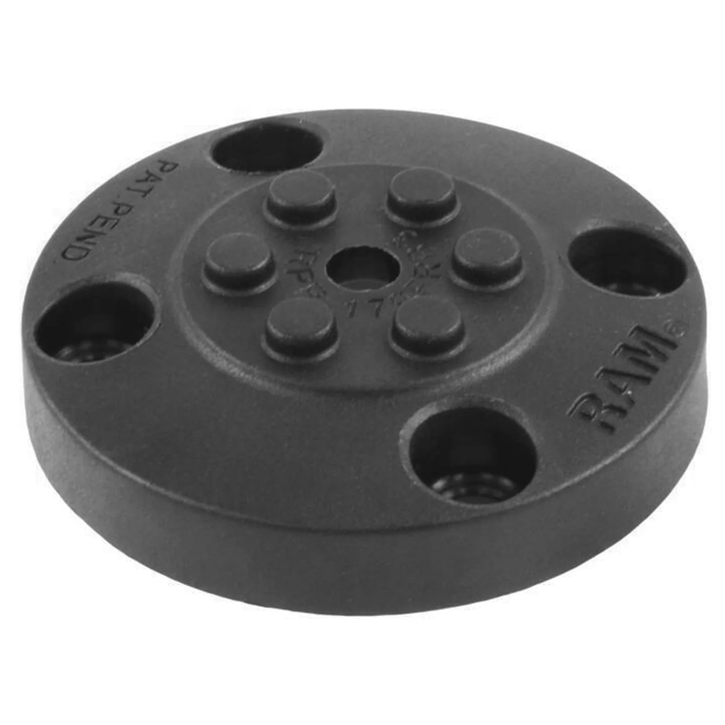 RAM® Pin-Lock™ 4-Hole AMPS Round Plate Adapter - RAP-202PLU