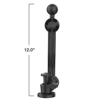 RAM® Composite Drill-Down Ratchet Arm with Ball - RAP-411D-114-PA-BGU