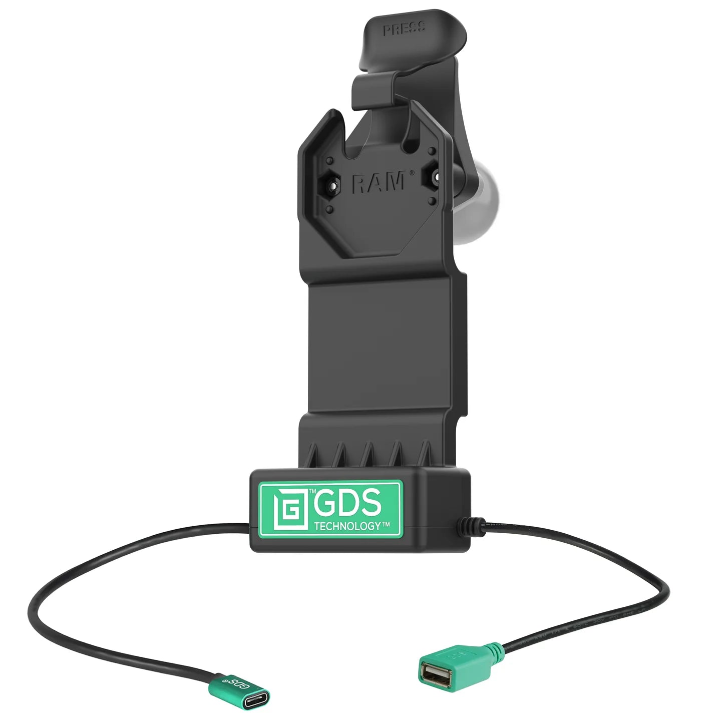 GDS® Uni-Conn™ Power + Single USB-A Dock - RAM-GDS-DOCK-U1CDU