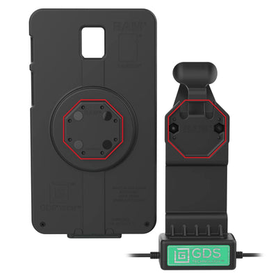GDS® Uni-Conn™ Power + Single USB-A Dock - RAM-GDS-DOCK-U1CDU
