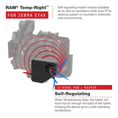 RAM® Temp-Right™ Dock Heating Module for Samsung Tab Active3 - RAM-DOCK-HEATER1-CU