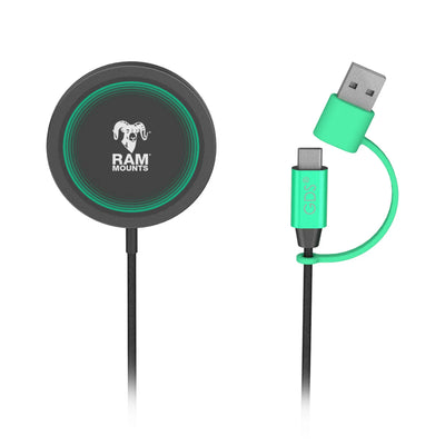 RAM® Qi2 15W Wireless Charger - RAM-GDS-CHARGE-W2M