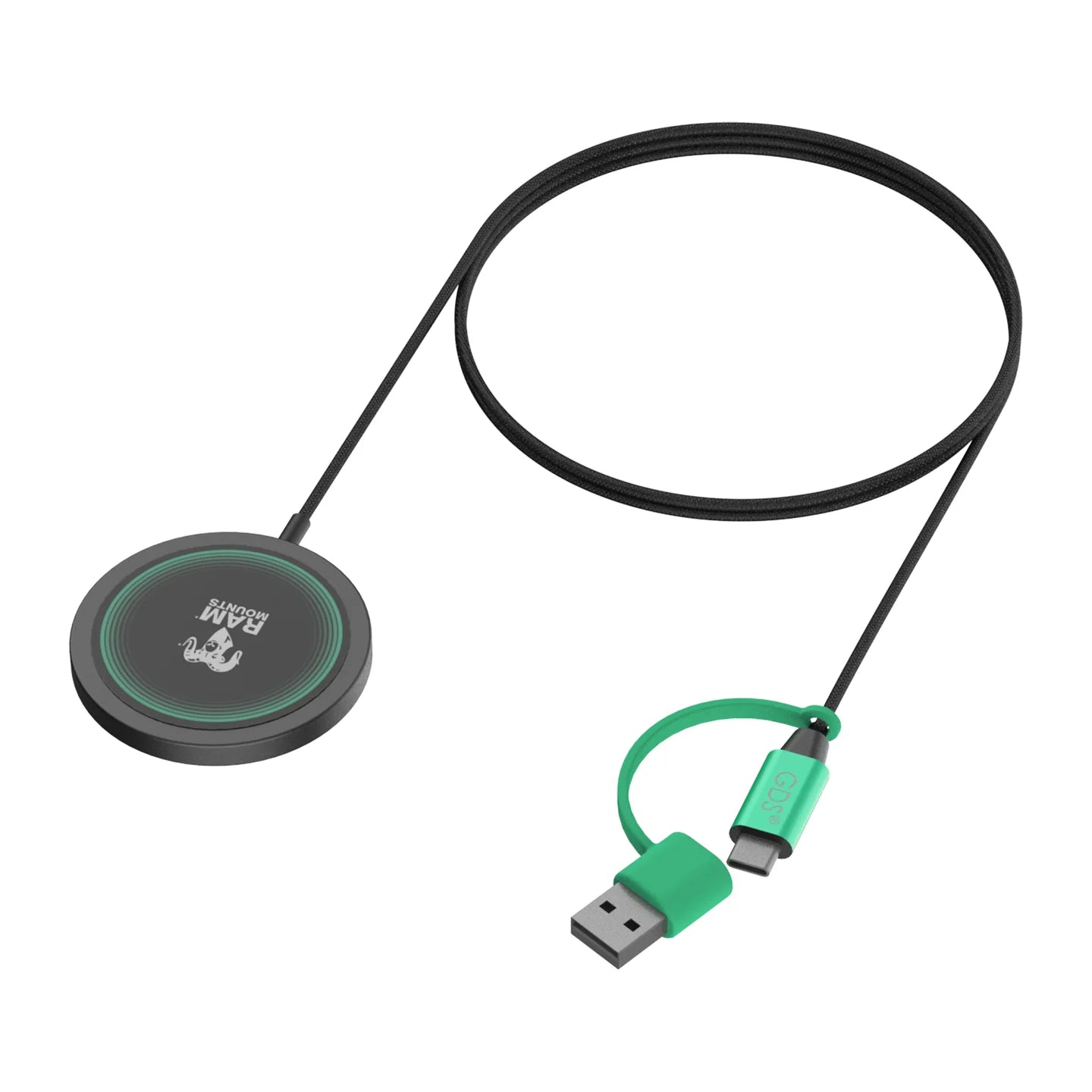 RAM® Qi2 15W Wireless Charger - RAM-GDS-CHARGE-W2M