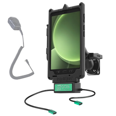 GDS® Uni-Conn™ Klein VALOR PTT Vehicle Bundle for Samsung Tab Active5 - RAM-GDS-U1-SAM90-KIT4
