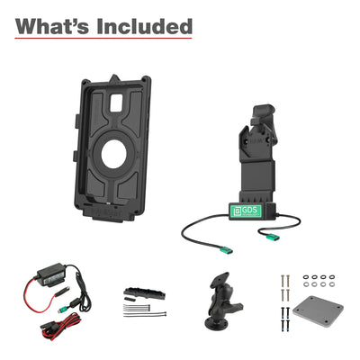 GDS® Uni-Conn™ Klein VALOR PTT Vehicle Bundle for Samsung Tab Active5 - RAM-GDS-U1-SAM90-KIT4