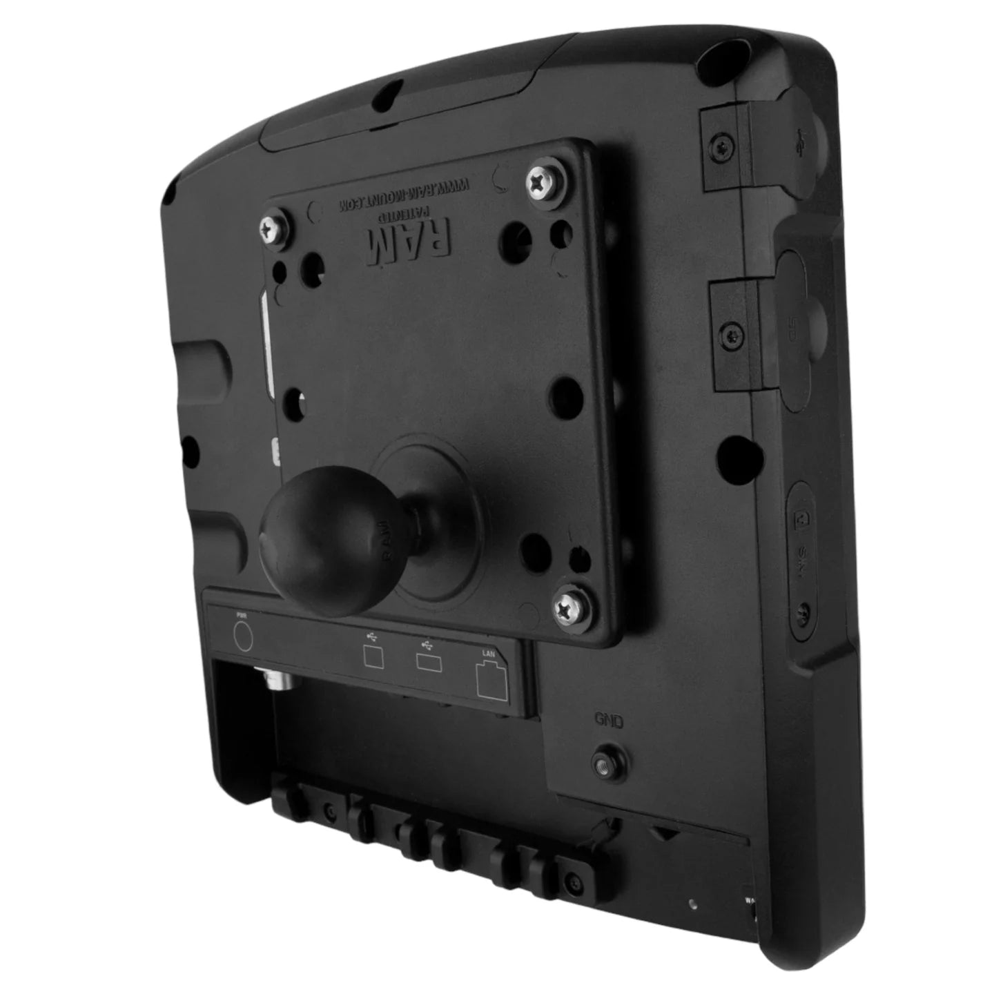 RAM 4.75" Square Base with VESA (4 X 75mm) (4 X 100mm) Hole Patterns & 1.5" Ball - RAM-246U