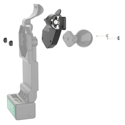 GDS® Uni-Conn™ Right Facing Lock Adapter for Snap-In Docks & Holders - RAM-LOCK-U1LRU