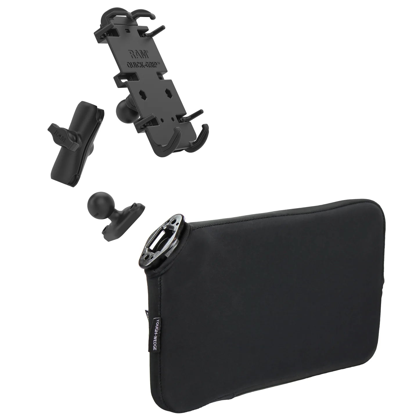 RAM® Quick-Grip™ XL Phone Mount with Tough-Wedge™ Base - RAM-B-407-PD4U