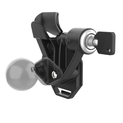 RAM® Left Locking Holder for Tablets with GDS® Uni-Conn™ Button - RAM-HOL-U1LLU