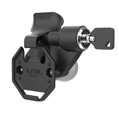 RAM® Right Locking Holder for Tablets with GDS® Uni-Conn™ Button - RAM-HOL-U1LRU