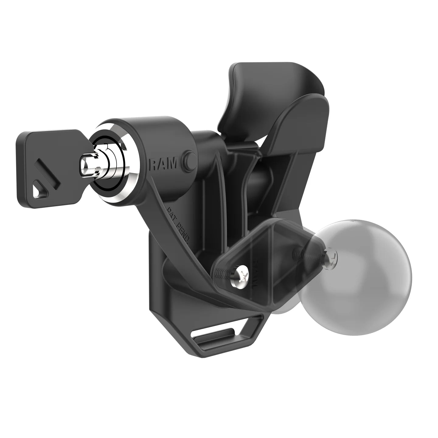RAM® Right Locking Holder for Tablets with GDS® Uni-Conn™ Button - RAM-HOL-U1LRU