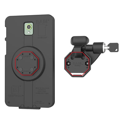 RAM® Right Locking Holder for Tablets with GDS® Uni-Conn™ Button - RAM-HOL-U1LRU