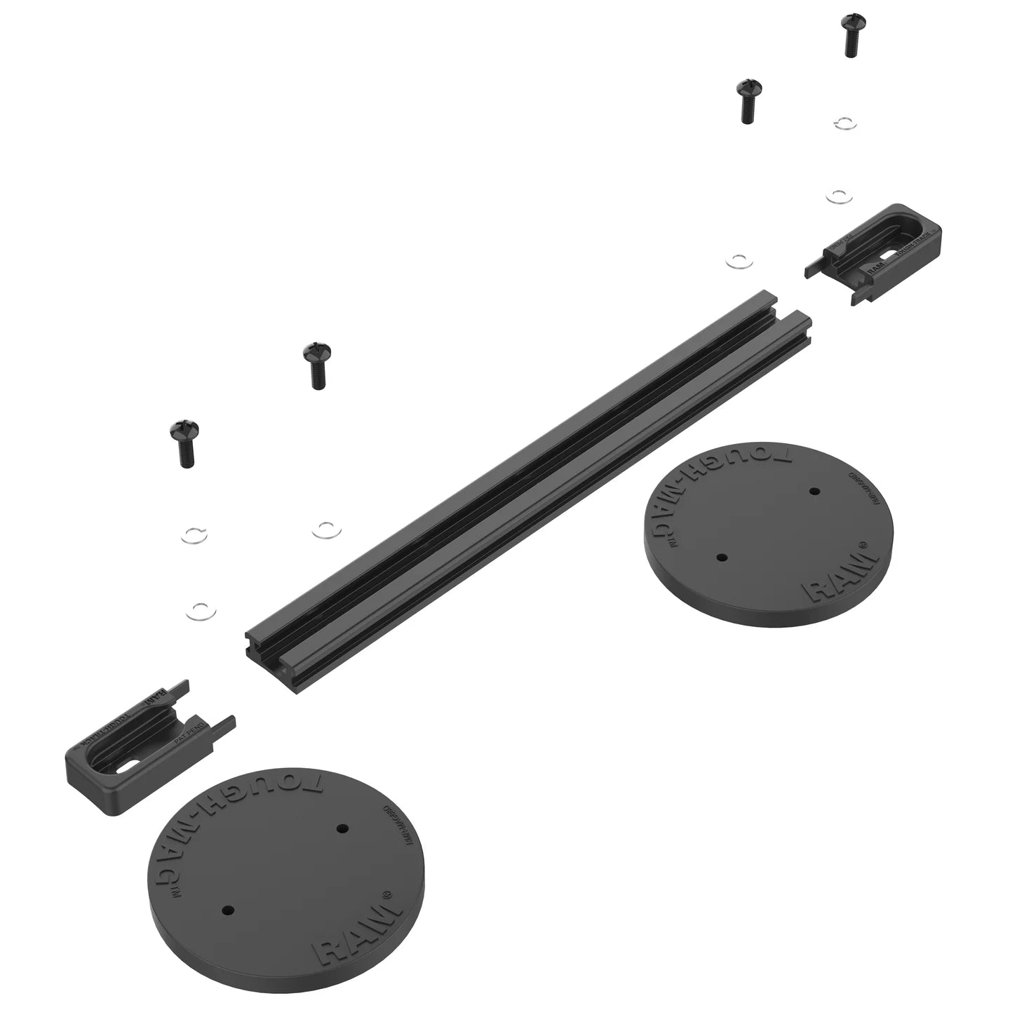 RAM® Tough-Track™ with Tough-Mag™ Heavy Duty Magnetic Track System - RAM-TRACK-EXA-9B-MAG88U