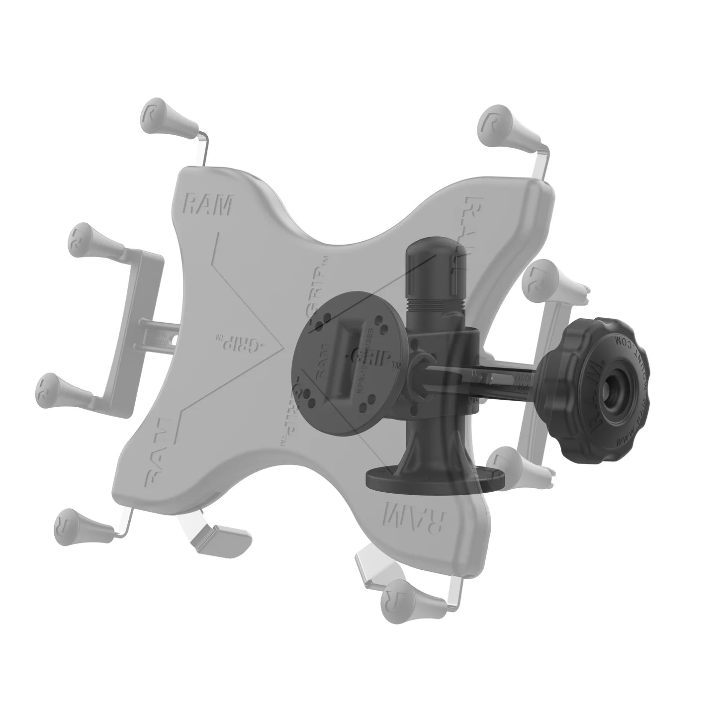 RAM® Swivel & Tilt Mount with 4-Hole AMPS Hole Patterns - RAP-101-PV3U