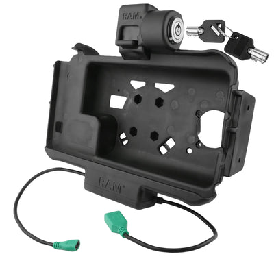RAM® Locking Modular Power + Single USB Dock for Samsung Tab Active5 & 3 - RAM-HOL-SAM58PDKLNU