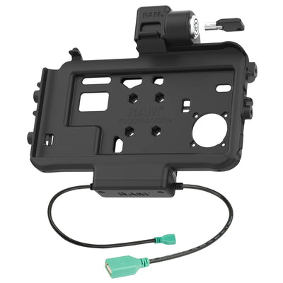 RAM® Low-Profile Locking Power + Single USB Dock for Tab Active5 & 3 - RAM-HOL-SAM58PDKLTU
