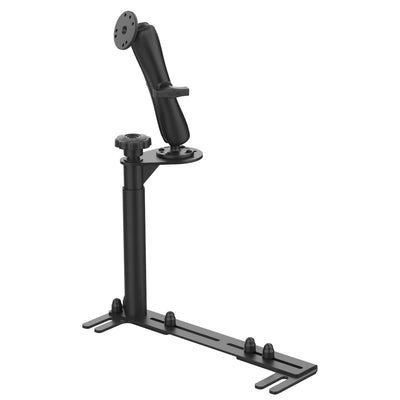 RAM® No-Drill™ Universal Vehicle Floor Mount with Double Ball Mount - RAM-VB-196-DB2