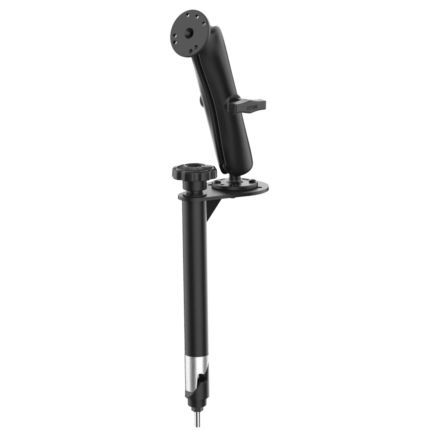 RAM® 12" Upper Flange Pole with Double Ball Mount - RAM-VP-TTMF12-101U-D