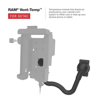 RAM® Form-Fit Locking Holder for Getac ZX70 - Temp Module Compatible - RAM-HOL-GE3FKLU